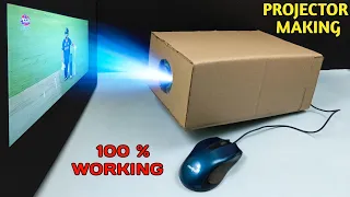 how to make projector at home || DIY smartphone projector
