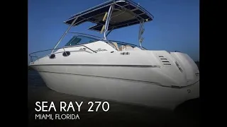 [SOLD] Used 1998 Sea Ray 270 Sundancer in Miami, Florida