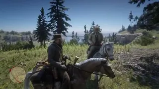 Гонка на лошадях с незнакомцем. RDR 2