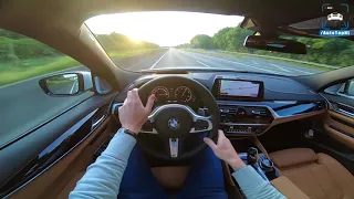 2019 BMW 6 Series GT 640d xDrive AUTOBAHN POV REVIEW as DRIVER & PASSENGER by AutoTopNL