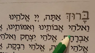 Amidah - first blessing (Avot) - part 1