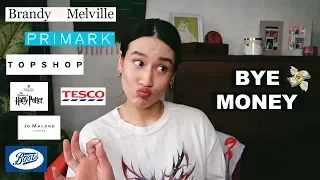 LONDON & EDINBURGH HAUL 💸| Brandy Melville, PRIMARK, TOPSHOP & more! | Karla Aguas