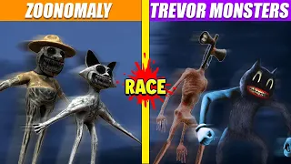 Zoonomaly vs Trevor Monsters Race | SPORE