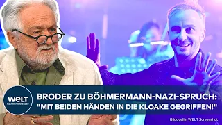 "NAZIS KEULEN": Henryk M. Broder zu Böhmermann-Spruch "Mit beiden Händen in die Kloake gegriffen!"