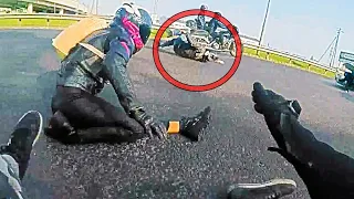 Crazy Rider THREW Everyone OFF the BIKES | Epic Motorcycle Moments | Ep.#303