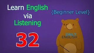 Learn English via Listening Beginner Level | Lesson 32 | The Shopping Mall