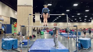 Level 5 Bar Routine 2022 Ozone Invitational