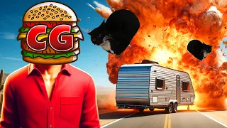 My Caravan CRASHED & I Lost a Cat in The Long Drive Mods!?