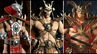 Mortal Kombat - SHAO KHAN Evolution Skins Costumes MK2 - MK1 Mortal Kombat 1