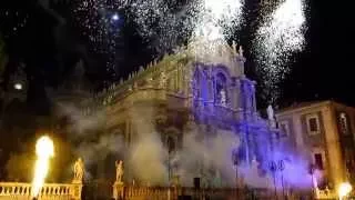 Sant'Agata 2015, i fuochi della "sera del tre" (prima parte)