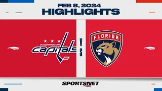 NHL Highlights | Capitals vs. Panthers - February 8, 2024