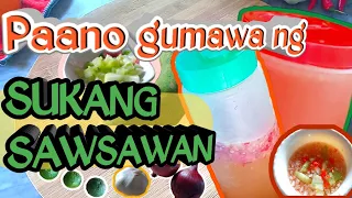 paano gumawa ng sukang sawsawan