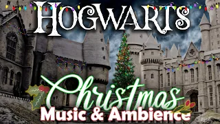 HARRY POTTER Christmas Music🎄 Ambience Hogwarts Christmas Music ONLY - ASMR