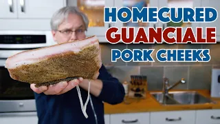 🏆 Make GUANCIALE At Home Cured Pork Cheek 'Bacon'