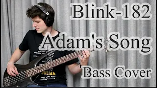 Blink-182 - Adam's Song (Bass Cover With Tab)