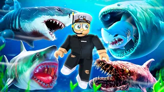 FIGHTING GIANT SEA MONSTERS IN ROBLOX