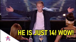 NO WAY! 14 Year Old Leaves Judges Astounded With His Magic!| Britain's Got Talent 2020