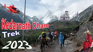 Kedarnath trek | Kedarnath Yatra 2023 | Gaurikund to Kedarnath Yatra Trek Route Explore