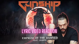 GUNSHIP - Empress of the Damned (Feat.  Lights) - Official Lyric Video Reaction