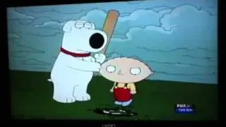 (family guy) stewie and brian destroy peters record