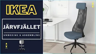 Unboxing and assembling IKEA JÄRVFJÄLLET Office chair.
