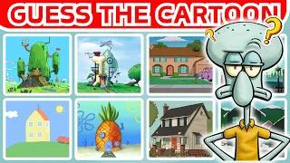 Guess the 50 Cartoon Houses! | Ultimate TV & Movie Quiz Challenge