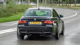 BMW M3 E92 with CUSTOM STRAIGHT Pipe Titanium Exhaust - LOUD Revs and Accelerations!