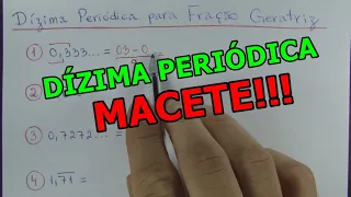 MACETE DÍZIMA PERIÓDICA