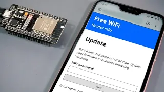 🔑 ESP8266 Captive Portal - Showcase