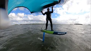 Gong HiPe Pro 5'6 wing foil board 115L - first ride