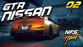 The Nissan GTR Blacked Out | Night Racing | Need For Speed Heat