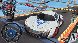 Impossible Muscle Car Stunt Driving 2023  Mega Ramp Speed Car Bumps Simulator   Android GamePlay