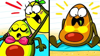 Summer Prank Wars | Animated Shorts | Avocado Couple