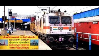 Chennai to Bengaluru by Brindavan Express | ICF Rakes, AC Chair Car Ride & a Beautiful Train Journey