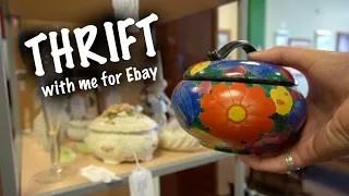 I Bought Something BIG! | Thrift with me for Ebay | Reselling