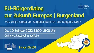 Europa : DIALOG | Burgenland | EU-Bürgerdialog zur Zukunft Europas