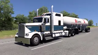 American Truck Simulator | Load of Chlorine to Idabel OK | Kenworth W900