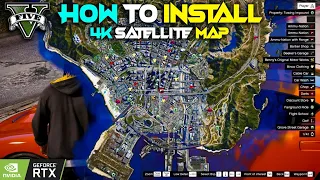 GTA 5 : How To Install 4K Satellite View Map | IN GTA 5 🔥🔥