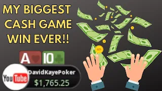 My Biggest Cash Game Win Ever | Poker Vlog #408