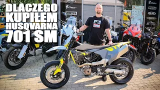 3 powody dla których kupiłem Husqvarna 701 Supermoto - #motovlog  -  CMV273