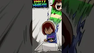 Frisk Finds Chara's Knife! Undertale Comic Dub! #Frisk #Chara #Undertale #shorts