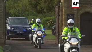 Prince Charles arrives at Windsor Castle; Meghan and mother depart