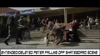 Peter Falling Off Skateboard Extended/Deleted Scene - The Amazing Spider-Man Webb Cut