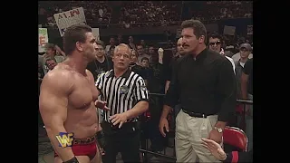 NWA Champ Dan Severn Debuts in the WWF to Commentate Ken Shamrock vs Rockabilly match! 1997