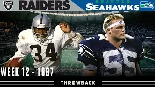 "Bo vs. the Boz" (Raiders vs. Seahawks, 1987)
