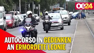 Autocorso in Gedenken an ermordete Leonie