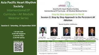 AF Module: Step by Step Approach to Do Persistent AF Ablation