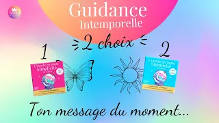 🔮 GUIDANCE INTEMPORELLE 💌 Ton message du moment - 2 choix