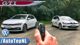 2018 VW Polo GTI vs Golf GTI REVIEW POV Test Drive by AutoTopNL