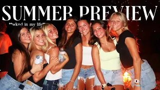 WEEKEND IN MY LIFE!! || summer preview: beach, party, baking, etc!!